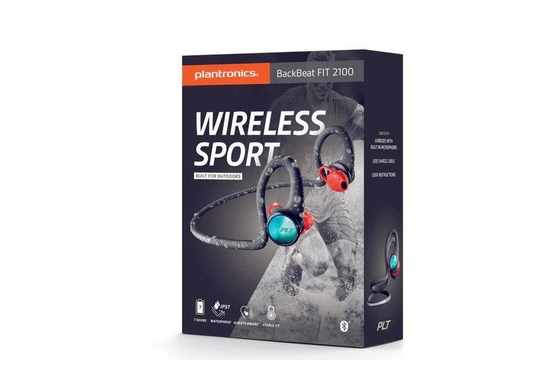 Plantronics BackBeat FIT 2100 Wireless Sport Headphones Blue
